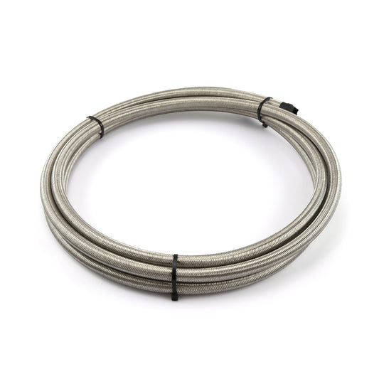 Speedmaster PCE339.1005 -12 AN 11/16" Stainless Steel Fuel Oil Braided Hose Line 1m / 3.3ft Cut To Length