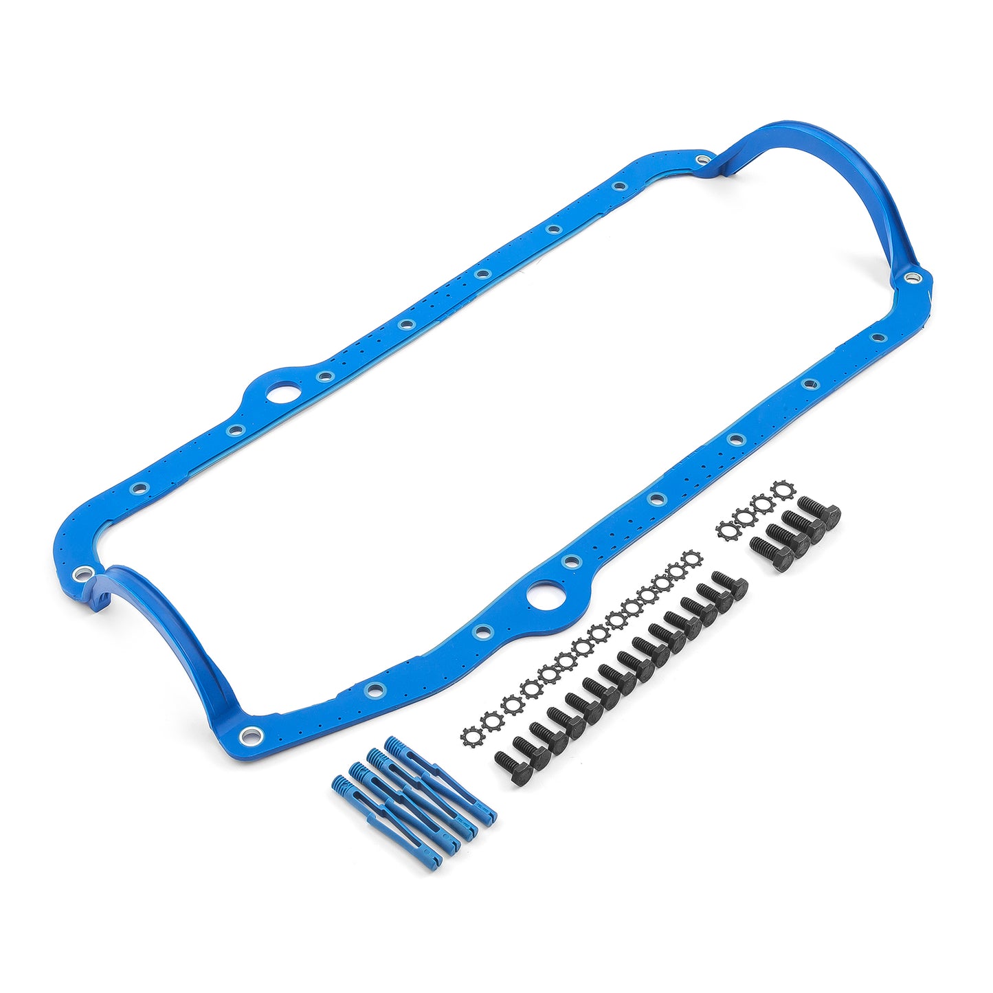 Speedmaster PCE350.1024 Fits Chevy SBC 350 1955-85 2Pc Rms Rubber W/ Steel Core Oil Pan Gasket