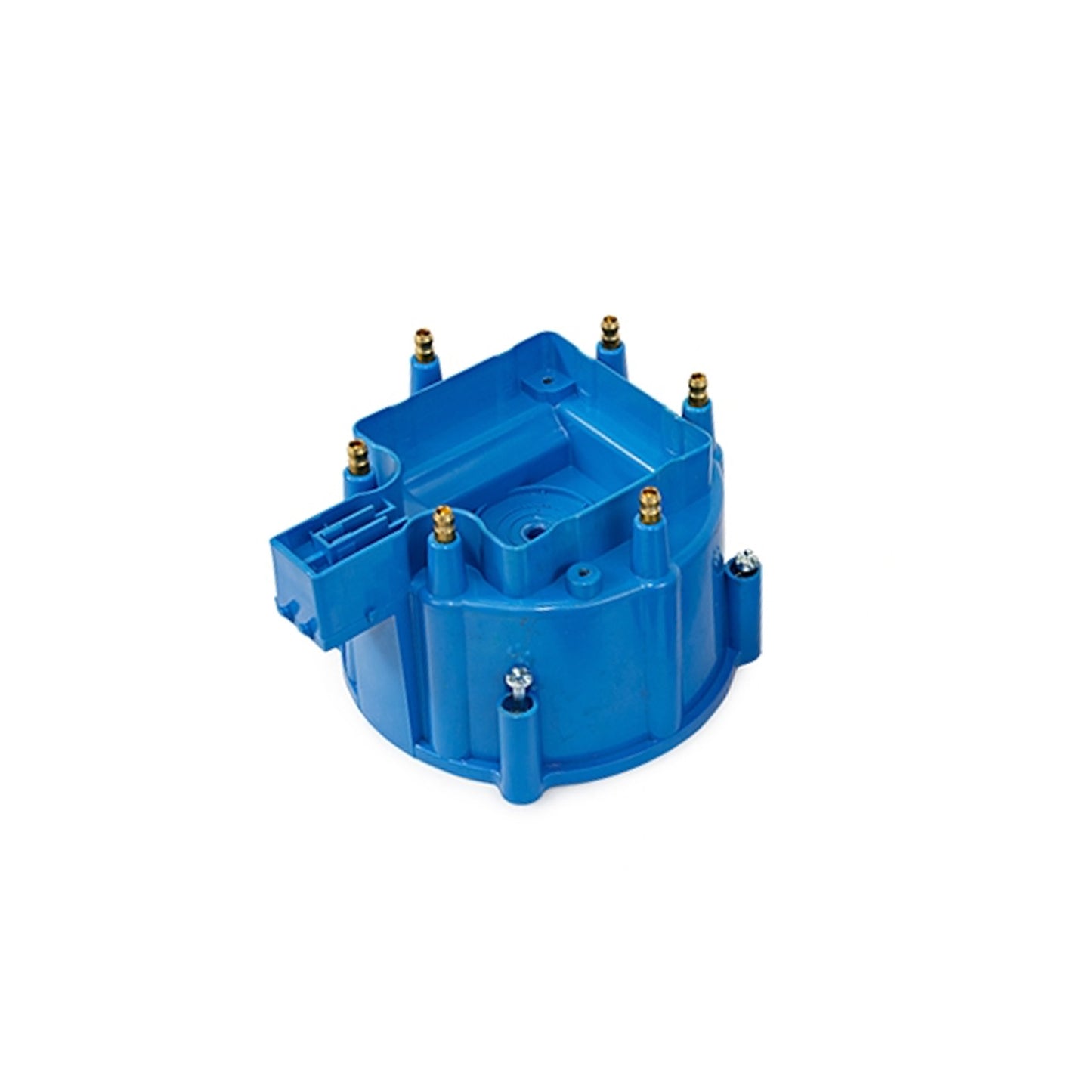 Speedmaster PCE371.1033 HEI Replacement Distributor Cap Brass Terminals 6 Cylinder - Blue