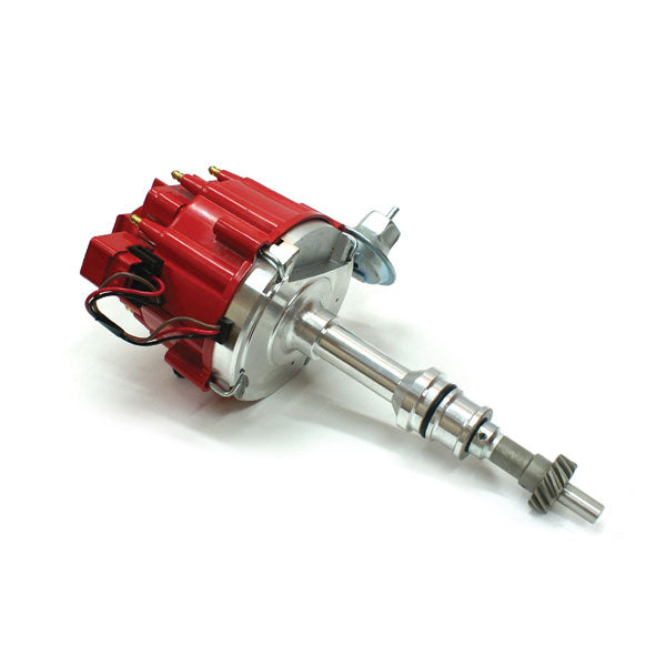 Speedmaster PCE376.1061 Fits Ford 302 351C Cleveland 460 65K Coil Pro HEI Electronic Distributor - Red Cap