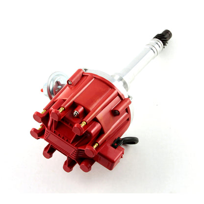 Speedmaster PCE376.1069 Fits Chevy SBC 350 BBC 454 Thunder Series 65K Coil HEI Distributor [Red]