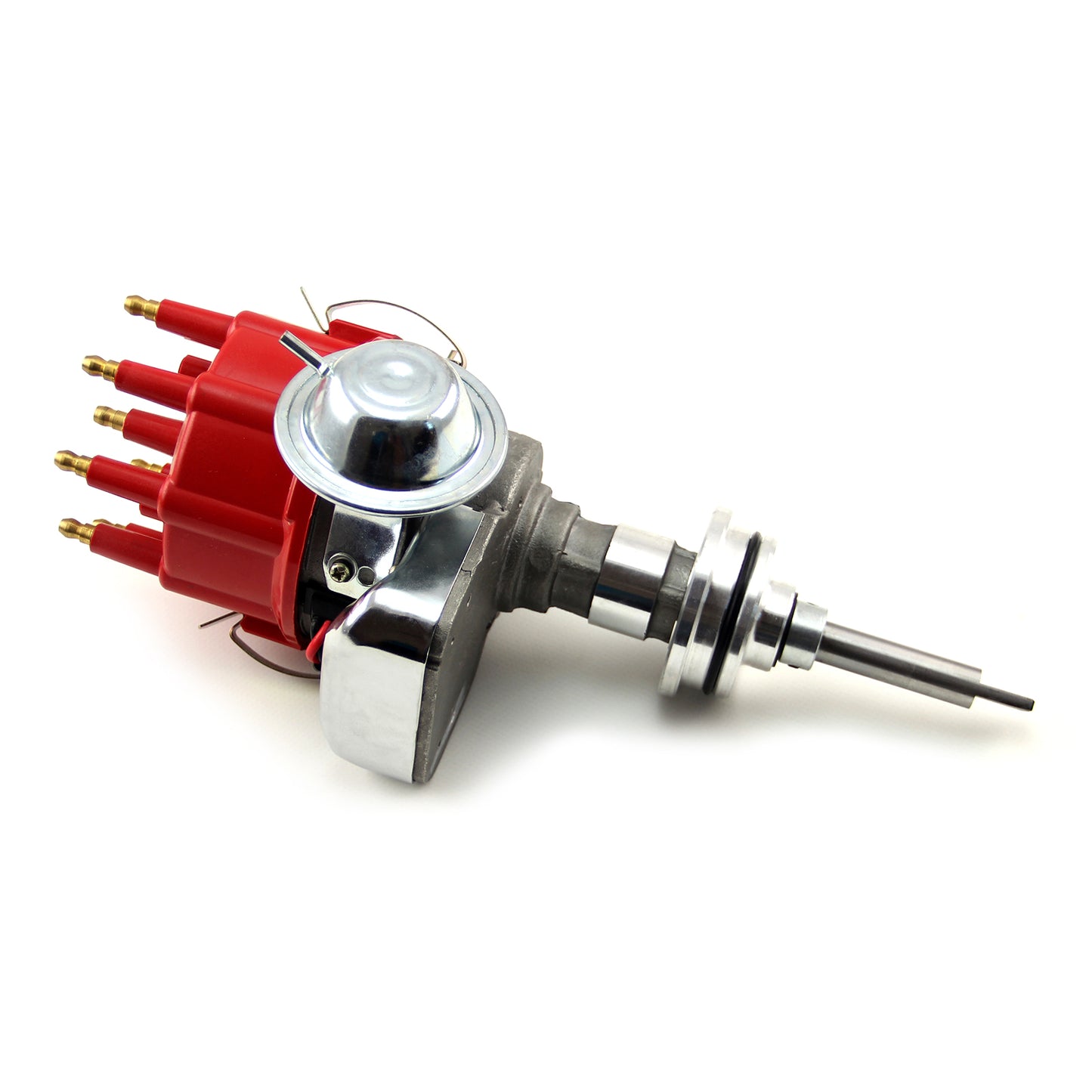 Speedmaster PCE376.1089.01 Fits Mopar Fits Chrysler SB 318 340 360 7000 Series Ready To Run Distributor [Red]
