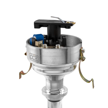 Speedmaster PCE376.1096.01 Fits Chevy SBC 350 BBC 454 8000 Series Pro Billet Distributor [Red]