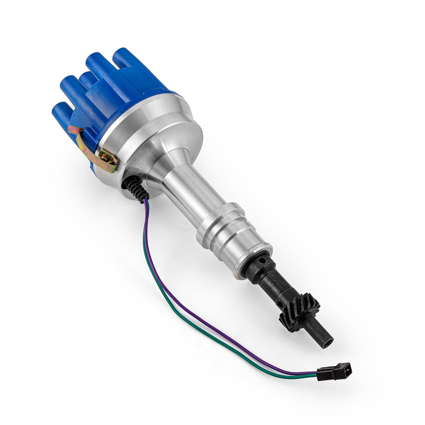 Speedmaster PCE376.1100.06 Fits Ford 289 302 Windsor 8000 Series Pro Billet Distributor [Blue]
