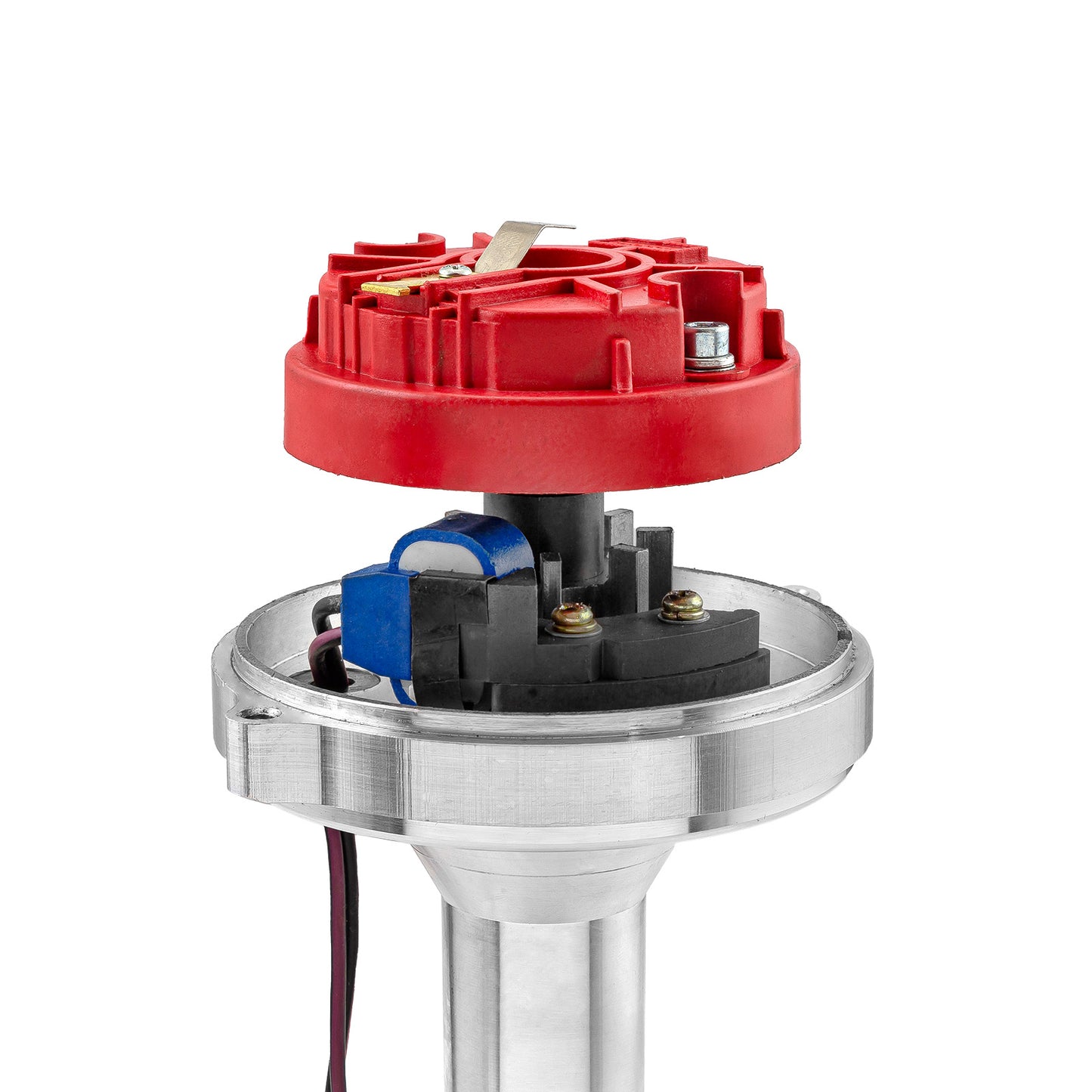 Speedmaster PCE376.1114.03 Fits Mopar Fits Chrysler SB 318 340 360 8000 Series Pro Billet Distributor [Red Screw-on]
