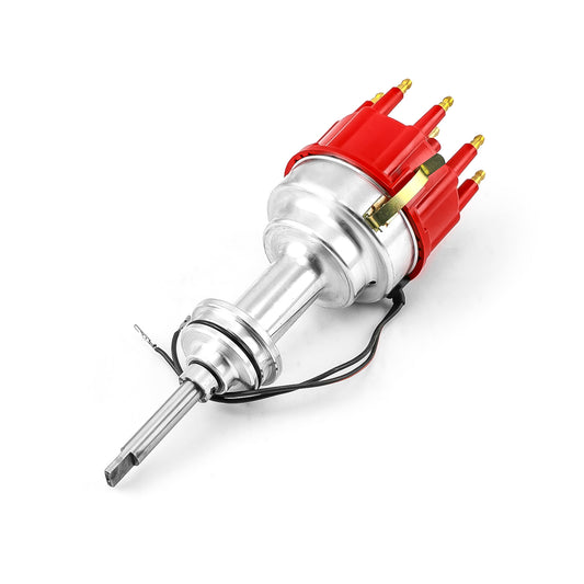 Speedmaster PCE376.1164 Fits Mopar Fits Chrysler BB 383 8000 Series Pro Billet Distributor [Red]