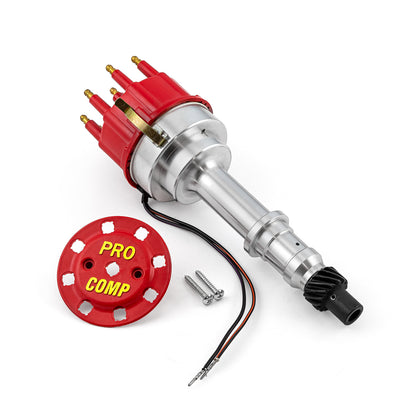 Speedmaster PCE376.1116.01 Pontiac 326 400 455 8000 Series Pro Billet Distributor [Red]