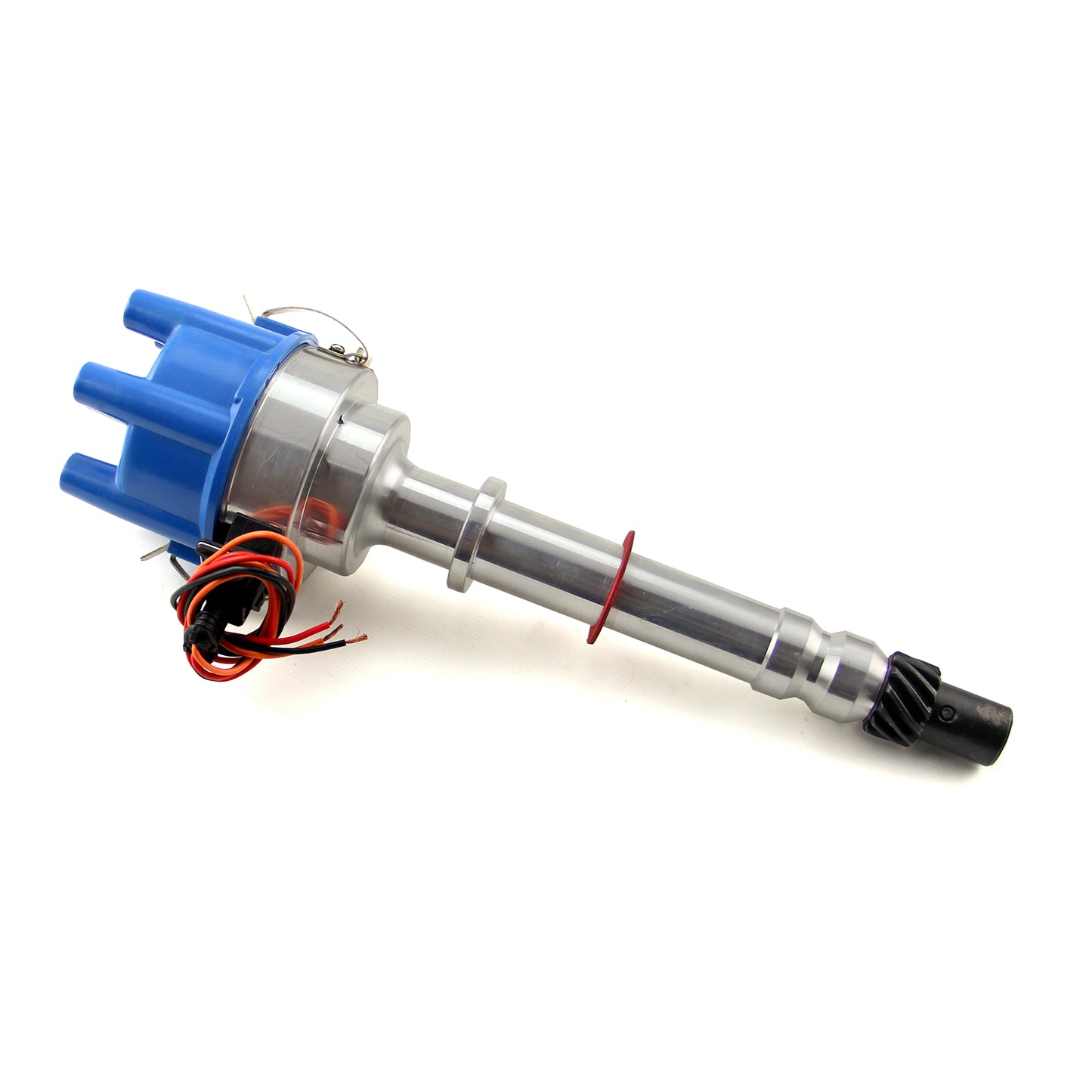 Speedmaster PCE376.1121 Fits Chevy V6 3.8L 4.3L 8020 Series Pro Billet Ready To Run Distributor [Blue]