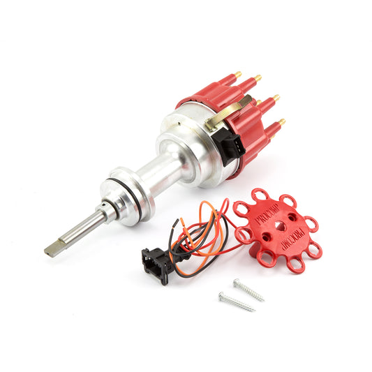 Speedmaster PCE376.1130.01 Fits Mopar Fits Chrysler SB 340 360 8020 Series Pro Billet Ready To Run Distributor Red