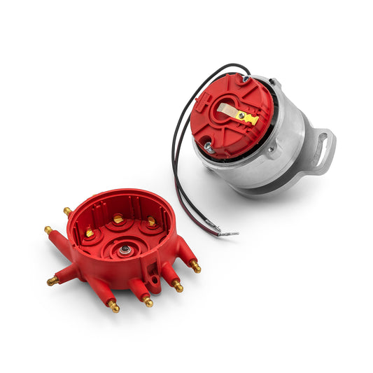 Speedmaster PCE376.1142.02 Fits Ford Flathead 2 Bolt 239 1939-1948 8000 Series Pro Billet Distributor [Red]