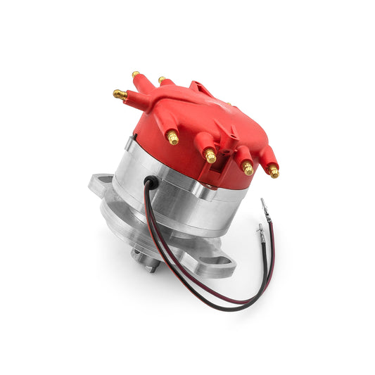 Speedmaster PCE376.1142.02 Fits Ford Flathead 2 Bolt 239 1939-1948 8000 Series Pro Billet Distributor [Red]