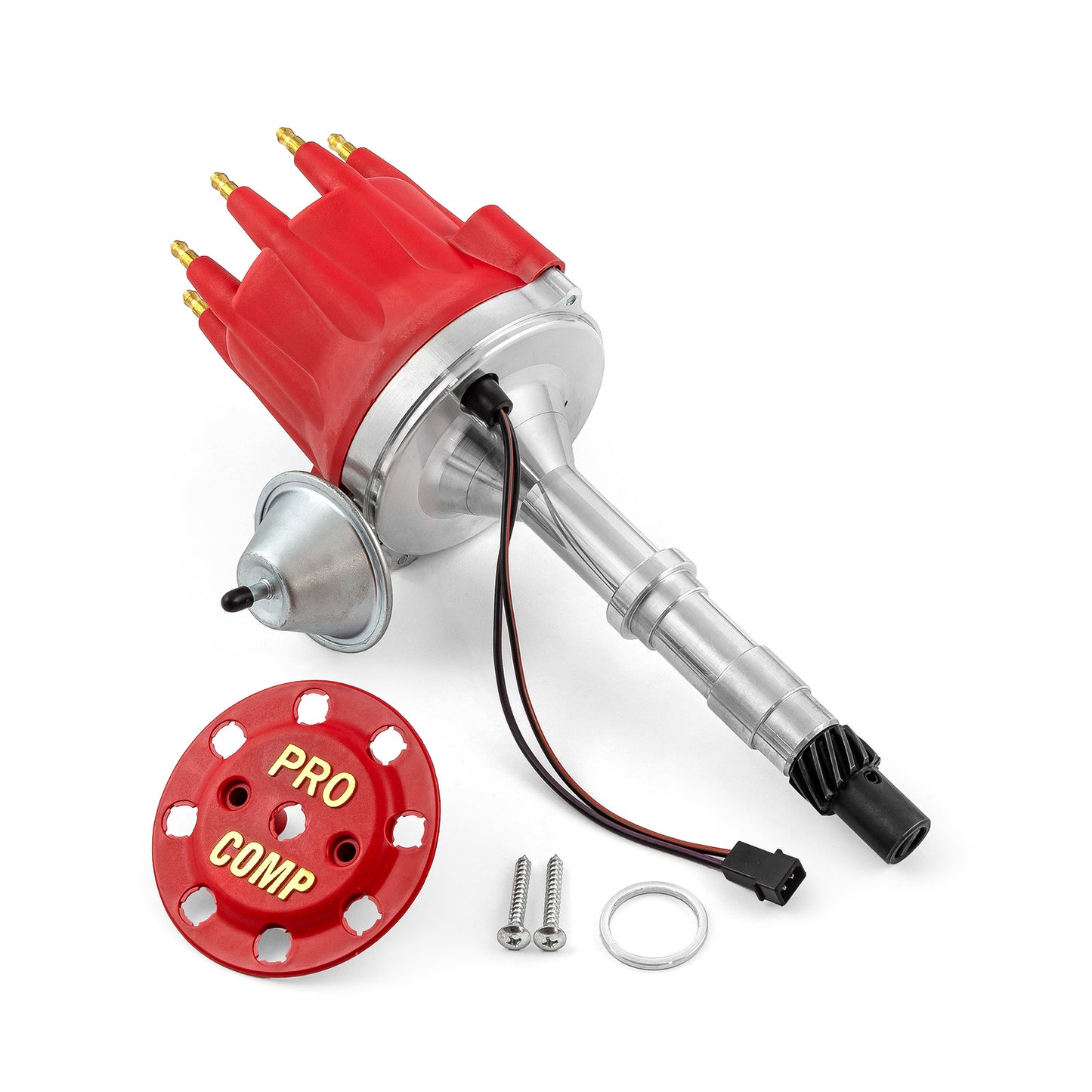 Speedmaster PCE376.1155 Amc Fits Jeep 290 304 360 401 8000 Series Pro Billet Distributor [Red]