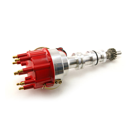 Speedmaster PCE376.1134.02 Fits Ford FE 390 427 428 8000 Series Pro Billet Distributor RPM [Red]