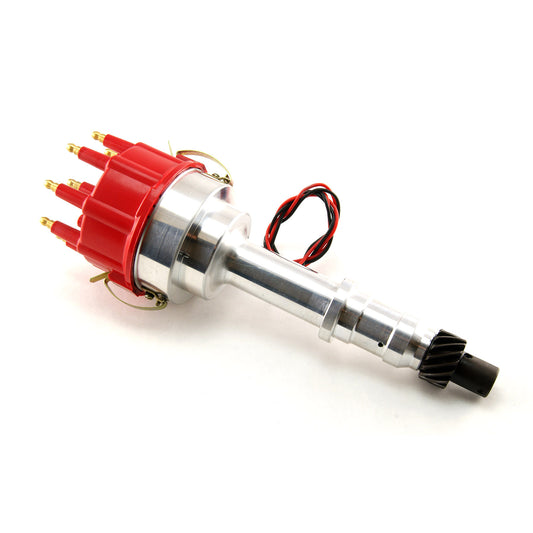 Speedmaster PCE376.1186 Pontiac 326 400 455 8020 Series Pro Billet Ready To Run Distributor [Red]