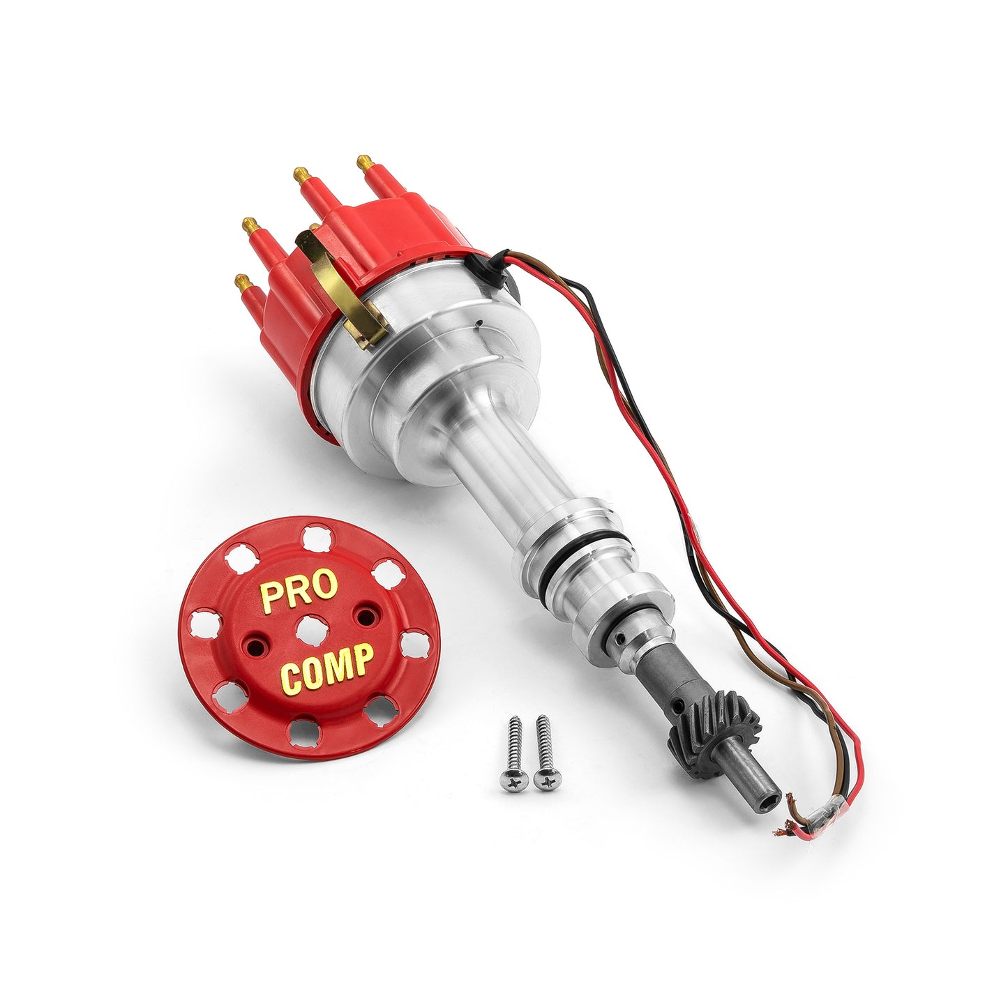 Speedmaster PCE376.1226 Fits Ford 289 302 Windsor 8020 Series Pro Billet Ready To Run Distributor [Red]