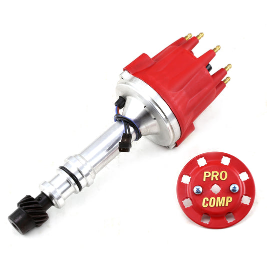 Speedmaster PCE376.1117.02 Fits Oldsmobile 400 425 455 8000 Series Pro Billet Distributor [Red Screw-on]