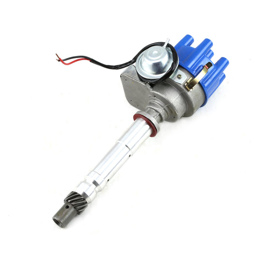 Speedmaster PCE376.1080.03 Fits Chevy V6 3.8L 4.3L 7000 Series Ready To Run Distributor [Blue]