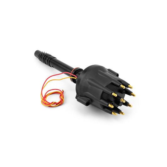 Speedmaster PCE376.1096.04 Fits Chevy SBC 350 BBC 454 8000 Series Pro Billet Distributor [Black Screw-on]