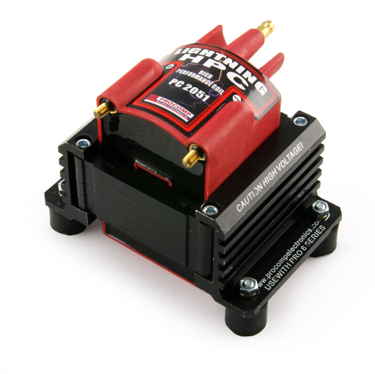 Speedmaster PCE382.1005 Universal Hpc Race 12V High Output External Male E-Core Ignition Coil - Red