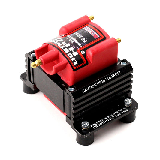 Speedmaster PCE382.1005 Universal Hpc Race 12V High Output External Male E-Core Ignition Coil - Red