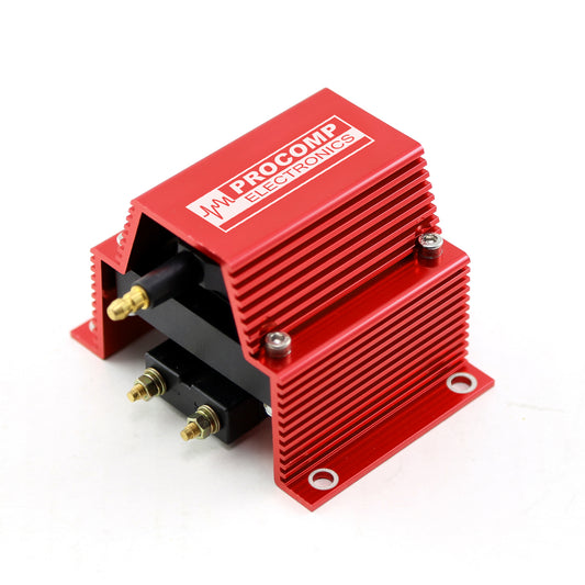 Speedmaster PCE382.1007 Universal Pc91 12V High Output External Male E-Core Ignition Coil - Red