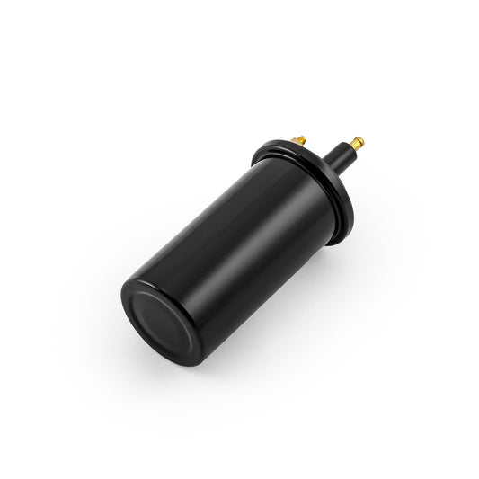 Speedmaster PCE382.1014 Universal 12V Electronic Round Oil Filled Male Round Canister Coil - Black