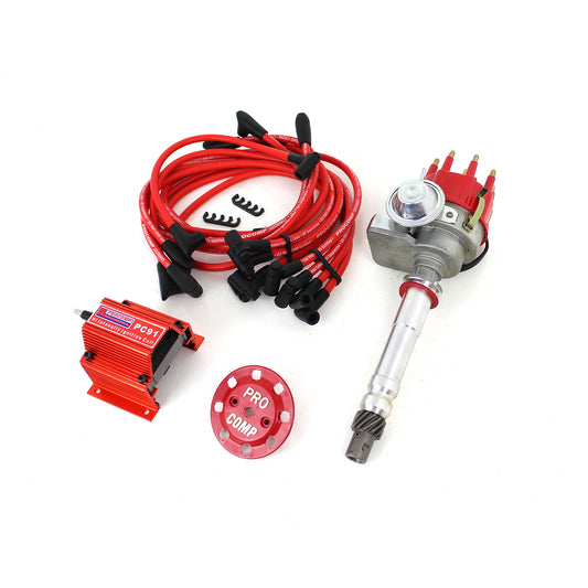 Speedmaster PCE385.1004 Fits Chevy SBC 350 BBC 454 Ready-to-run Distributor W/Coil & Wire Leads