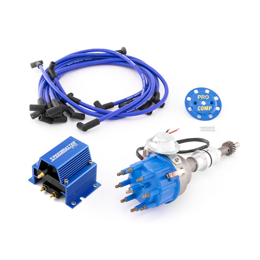 Speedmaster PCE385.1005 Fits Ford SB 289 302 Windsor Ready-to-run Distributor W/Coil & Wire Leads