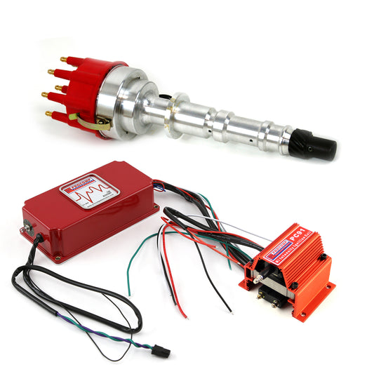 Speedmaster PCE385.1108 Fits Chevy 348 409 Pro Billet Aluminum Distributor 6AL CDI Ignition & Coil Kit