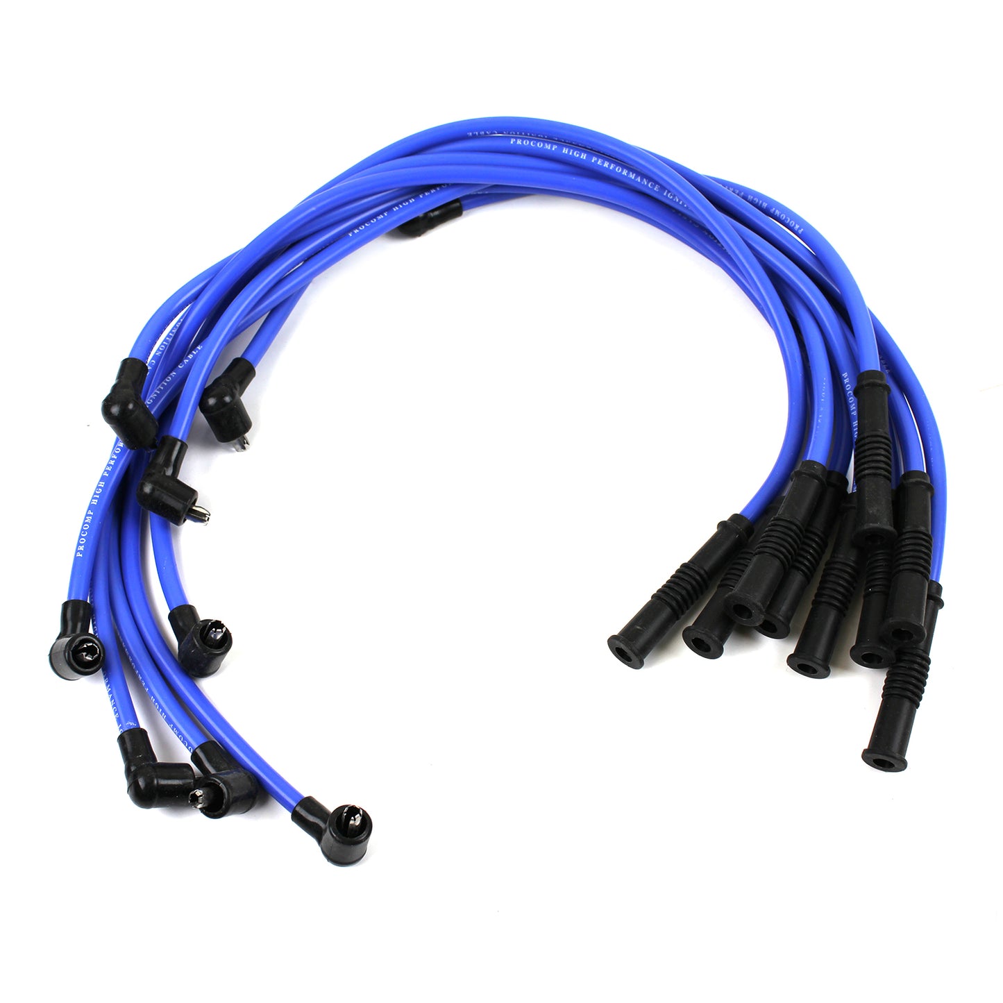 Speedmaster PCE390.1020 Universal 90 Deg To Straight - Female - Blue Spark Plug Wires (Suits Fits Ford)