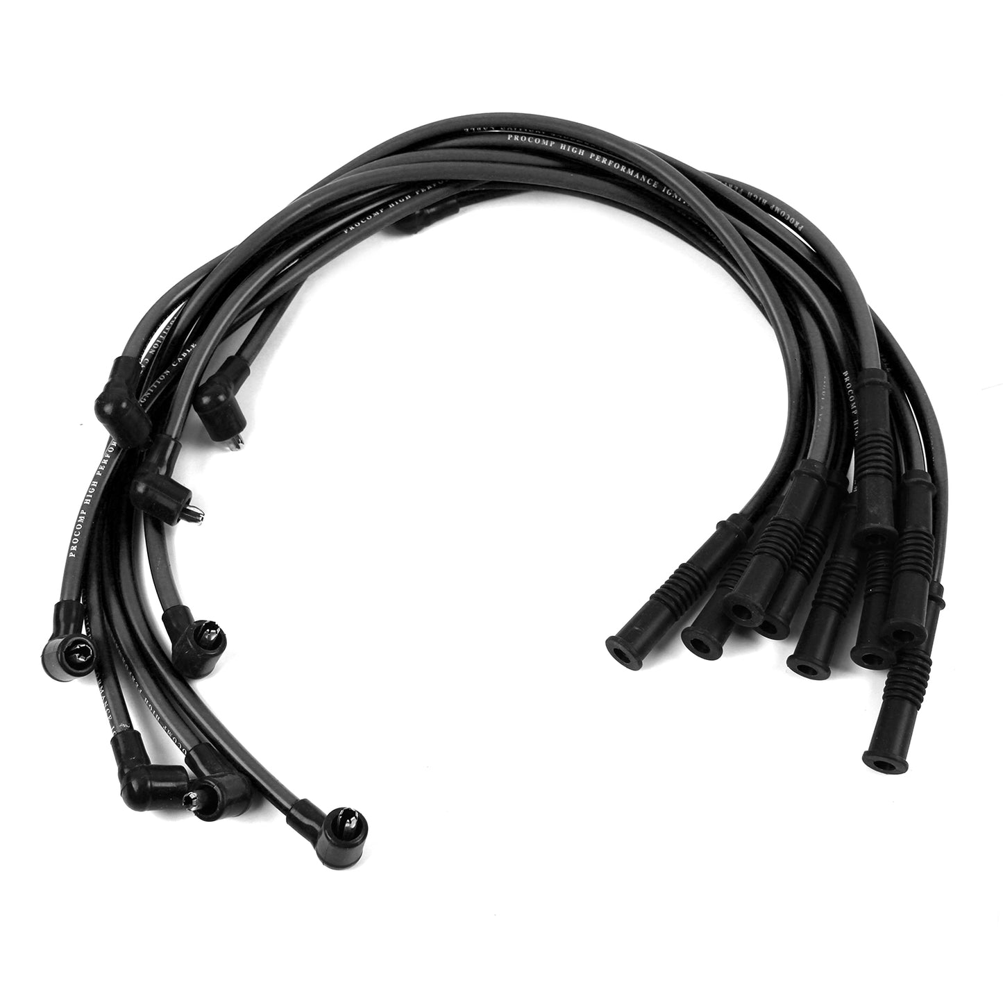 Speedmaster PCE390.1021 Universal 90 Deg To Straight - Female - Black Spark Plug Wires (Suits Fits Ford)
