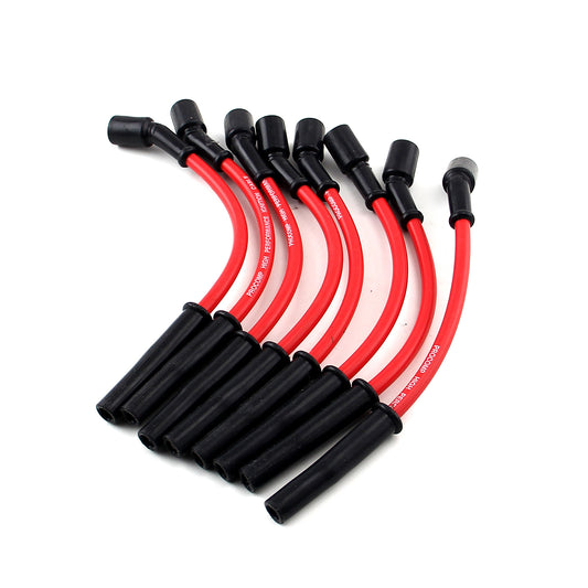 Speedmaster PCE390.1026 Fits Chevy LS1 LS2 LS3 LS6 - Coil On Cover - Red Spark Plug Wires