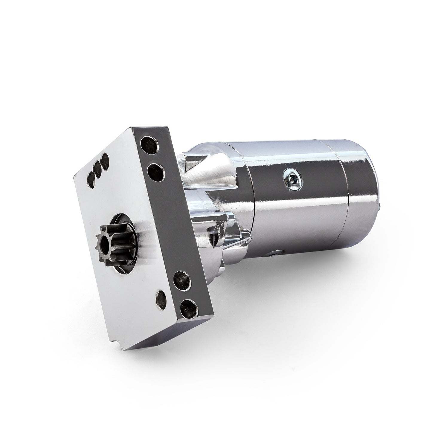 Speedmaster PCE393.1020.02 Fits Chevy SBC 350 BBC 454 10" 153T 11" 168T Mini High-Torque 4Hp Starter [Chrome]