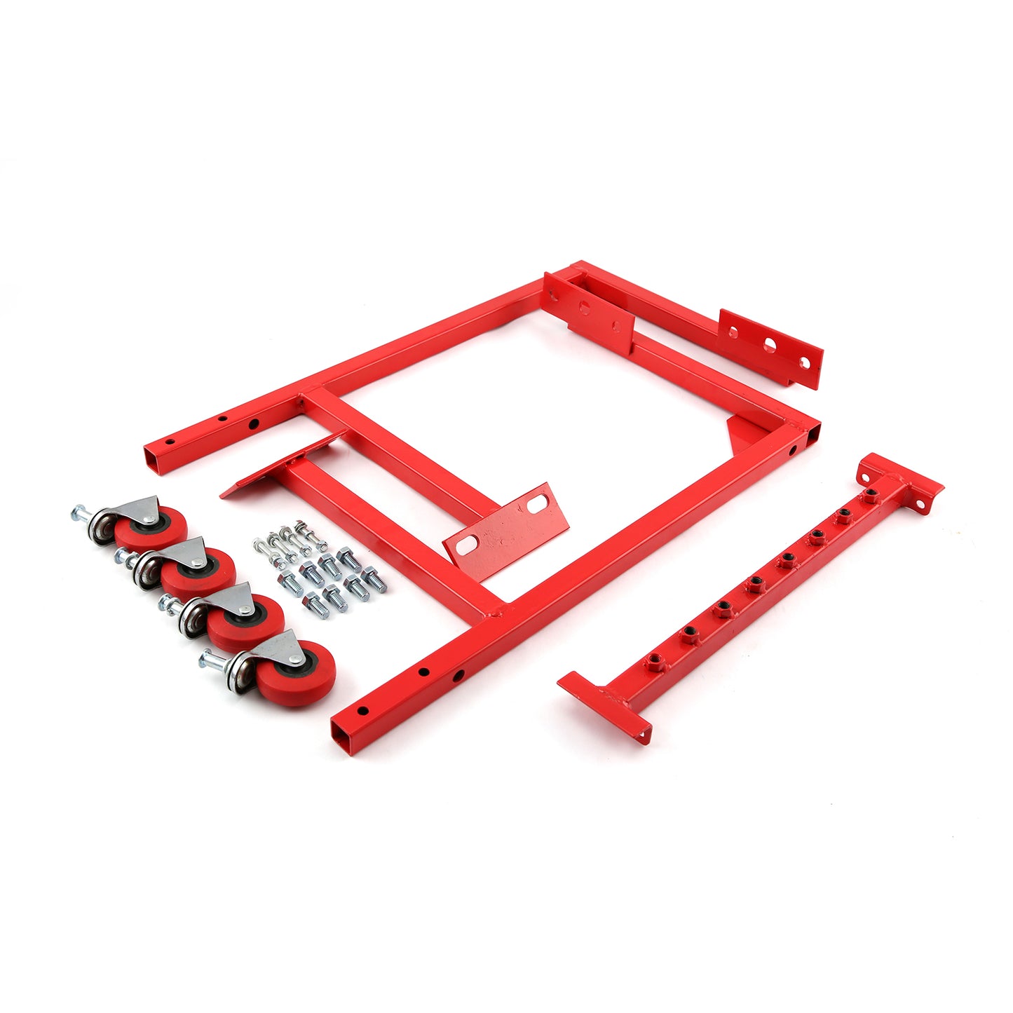 Speedmaster PCE407.1007 Fits Chevy SBC 350 BBC 454 4 Leg Powdercoated Engine Storage Cradle And Casters