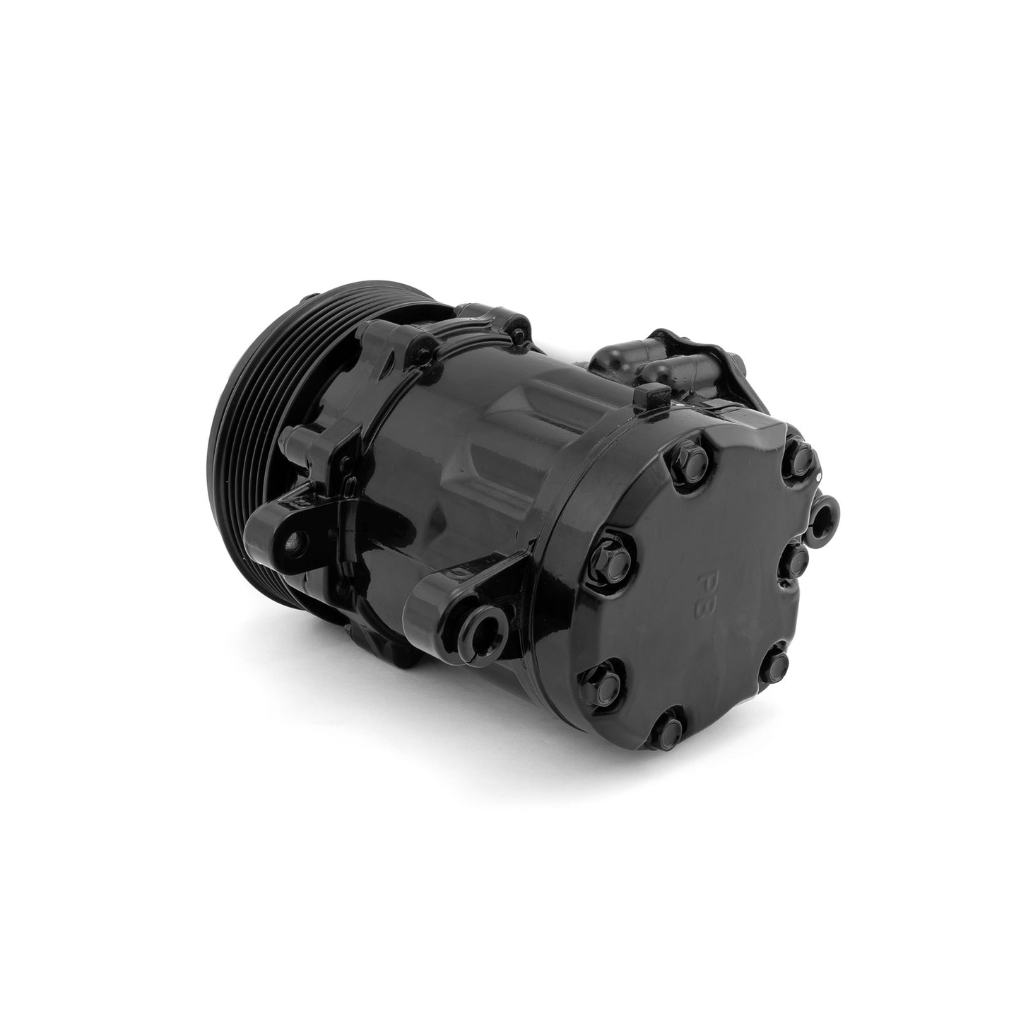 Speedmaster PCE413.1007 Serpentine Belt Sanden Style 7176 Small Body Black AC Air Compressor