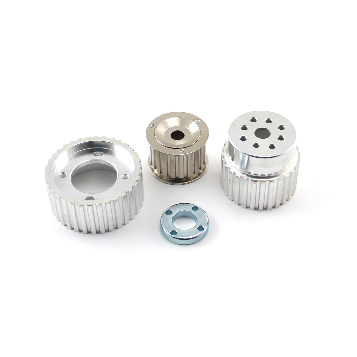 Speedmaster PCE415.1012 Mazda Rotary Gilmer Crank Alternator And Water Pump Pulleys Only