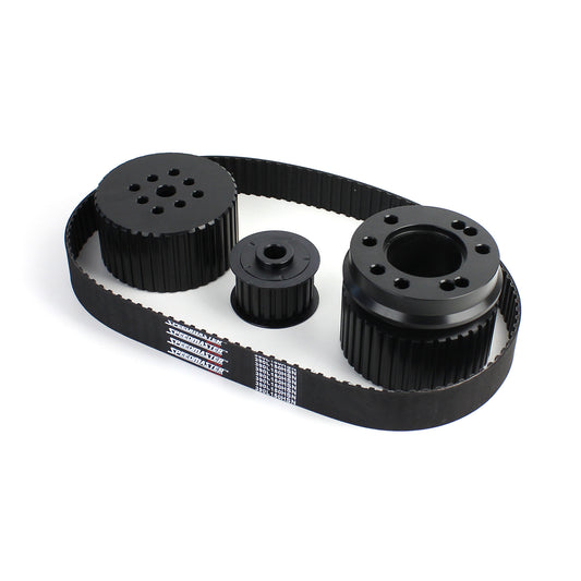 Speedmaster PCE415.1003.02 Fits Chevy BBC 454 Short & Long Water Pump Swp Lwp Gilmer Drive Kit Black
