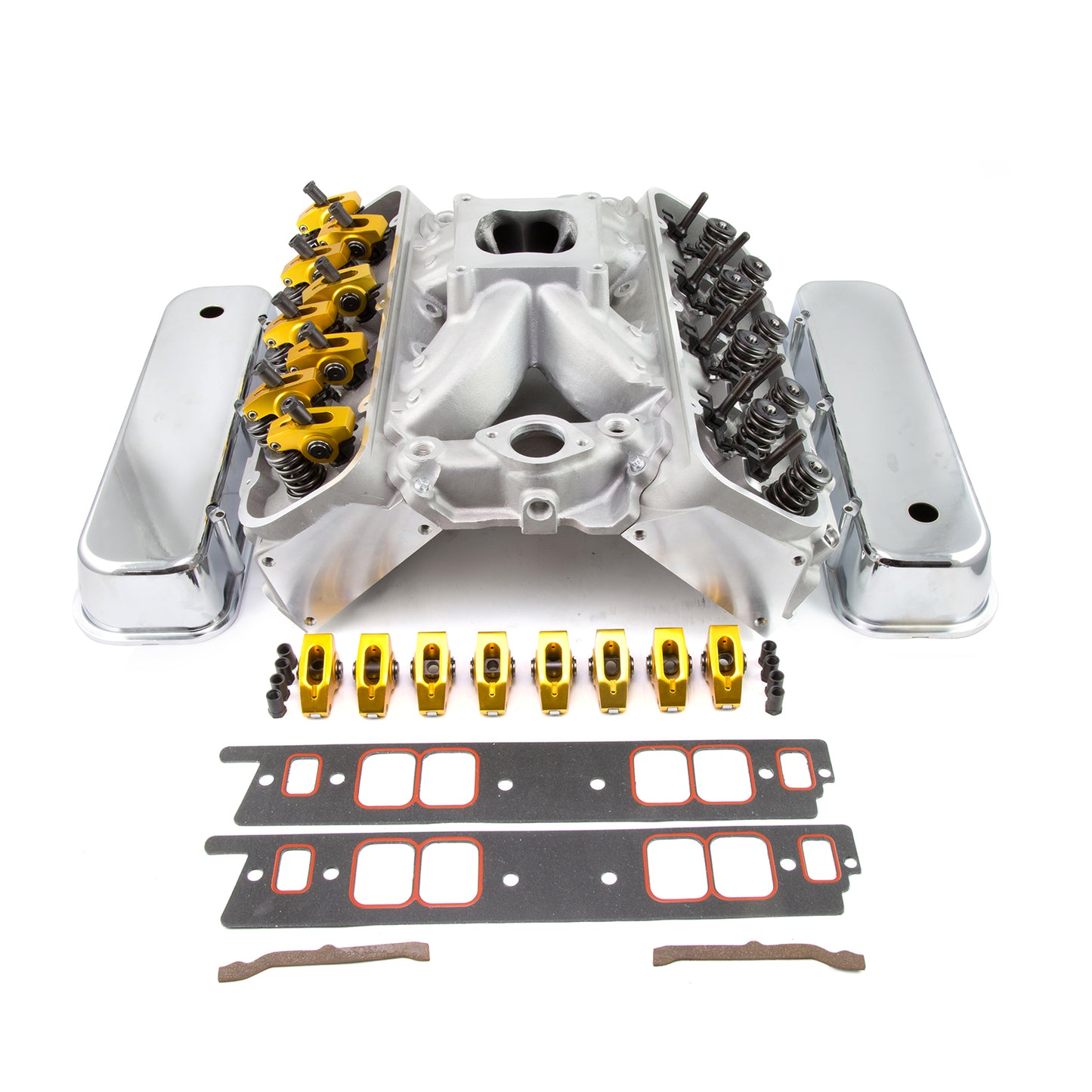 Speedmaster PCE435.1019 Fits Chevy BBC 454 Solid FT CNC Cylinder Head Top End Engine Combo Kit