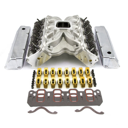 Speedmaster PCE435.1072 Fits Ford 302 351C Cleveland CNC Solid-R Cylinder Head Top End Engine Combo Kit