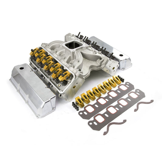 Speedmaster PCE435.1072 Fits Ford 302 351C Cleveland CNC Solid-R Cylinder Head Top End Engine Combo Kit