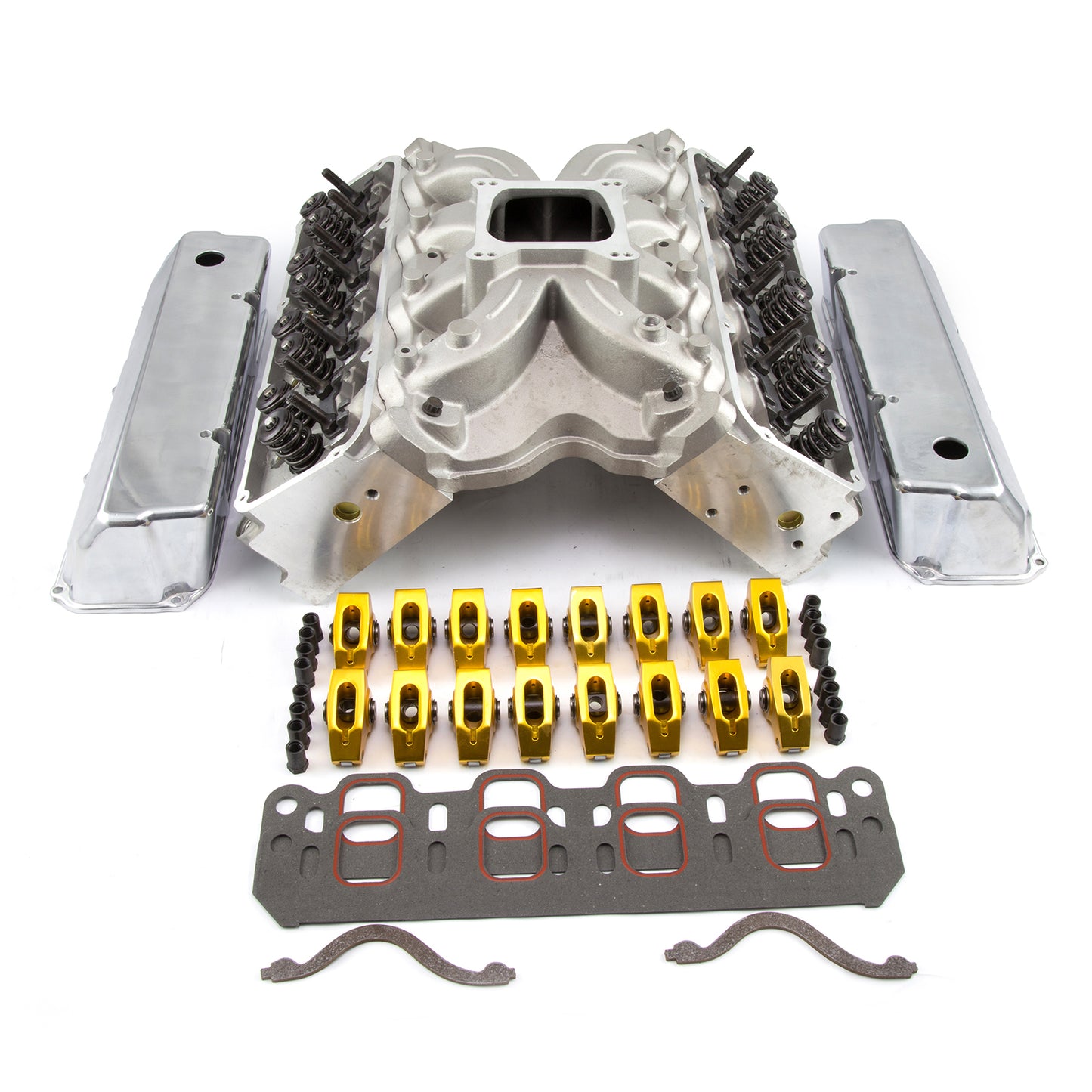 Speedmaster PCE435.1044 Fits Ford 302 351C Cleveland Hyd Roller CNC Cylinder Head Top End Engine Combo Kit