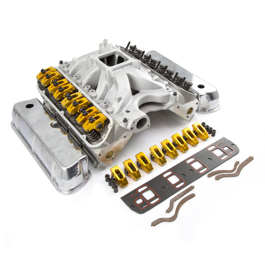 Speedmaster PCE435.1037 Fits Ford 351W Windsor Solid FT CNC Cylinder Head Top End Engine Combo Kit