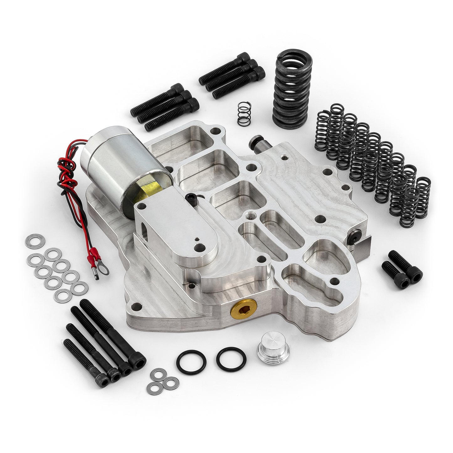 Speedmaster PCE634.1008.01 GM TH400 Transmission Billet Aluminum Full Manual 2-Speed Valve Body - Silver