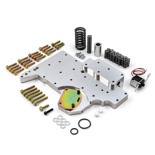 Speedmaster PCE634.1009.01 GM 4L80 Transmission Billet Aluminum Full Manual Valve Body - Silver