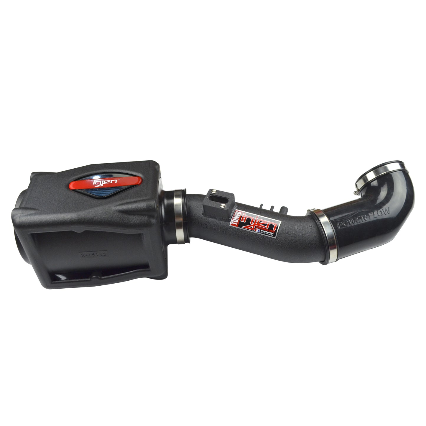 Injen Wrinkle Black PF Cold Air Intake System with Rotomolded Air Filter Housing PF2019WB