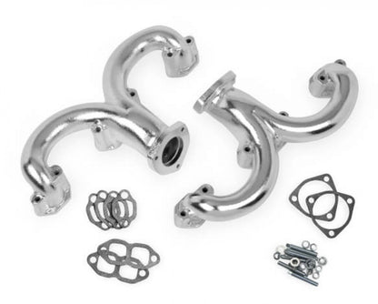 Flowtech Smallblock Chevy Ram Horn Manifold - Chr Exhaust Manifold 11704-2FLT