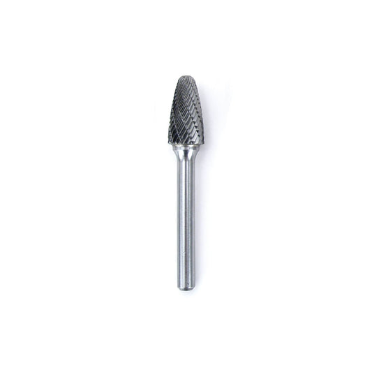Powerhouse Products 2 in Shank Double Cut 1/2 in Flame Carbide Burr POW355802