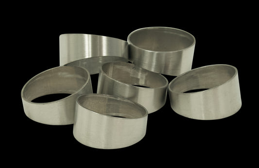 XFORCE Pie Cut 1D 304SS Brushed 2" 15 Degree 1.5D PSB-200159015