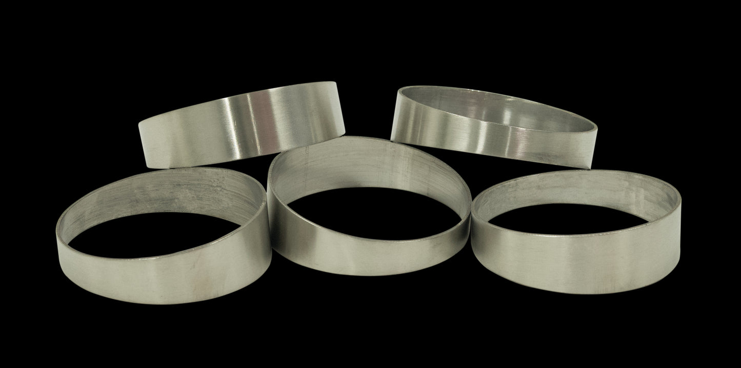 XFORCE Pie Cut 1D 304SS Brushed 2" 9 Degree 1.0D PSB-2009451