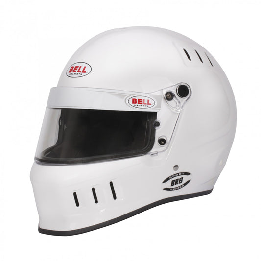 Bell BR8 White Helmet Size Medium BEL-1436A02